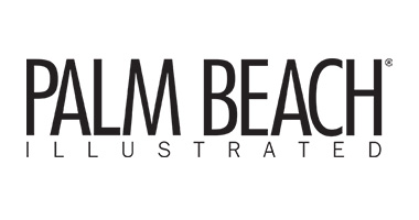 palm beach illustrated logo black