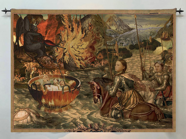 MACMUSEUM.The Crusade of the Innocents Global WarmingWoven tapestry.Mythstories