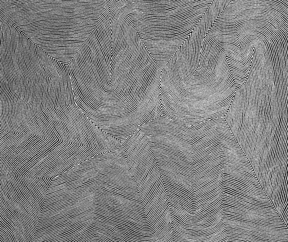 SmithDavisWarlimpirrnga Tjapaltjarri Wilikinkarra. Courtesy SmithDavidson Gallery